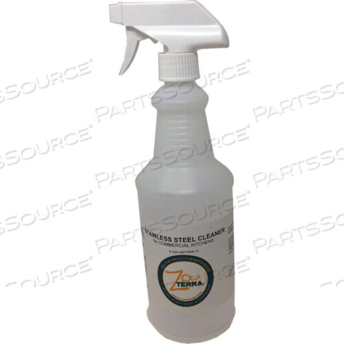 OEM#: ZT-SSC-JAW-032OZ-06ЧИСТЯЩЕЕ СРЕДСТВО ДЛЯ НЕРЖАВЕЮЩЕЙ СТАЛИ ZOLATERRA ДЛЯ КОММЕРЧЕСКИХ КУХОНЬ, 32 УНЦИИ. ТРИГГЕРНЫЙ СПРЕЙ, 6 БУТЫЛОК от Super Simple LLC