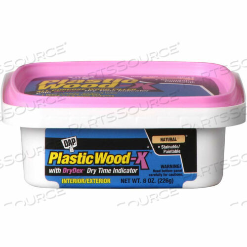 PLASTIC WOOD-X LATEX УНИВЕРСАЛЬНЫЙ ШПАТЛЕВАТЕЛЬ ДЛЯ ДРЕВЕСИНЫ - 8,0 УНЦИЙ, НАТУРАЛЬНЫЙ -