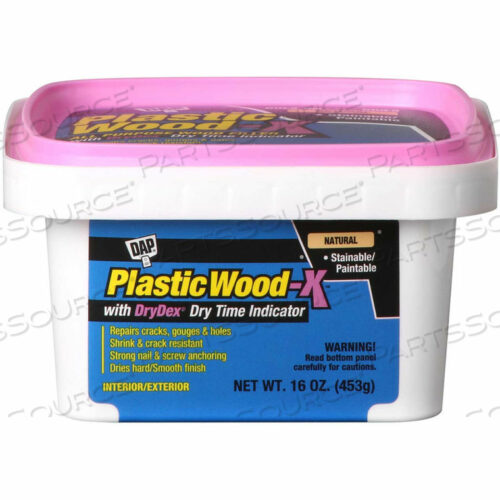 PLASTIC WOOD-X LATEX УНИВЕРСАЛЬНЫЙ ШПАТЛЕВАТЕЛЬ ДЛЯ ДРЕВЕСИНЫ - 16 УНЦИЙ, НАТУРАЛЬНЫЙ -