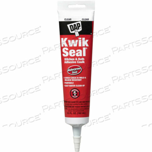 KWIK SEAL КЛЕЙ-ГЕРМЕТИК ДЛЯ КУХНИ И ВАННОЙ - 5,5 УНЦИЙ, ПРОЗРАЧНЫЙ -