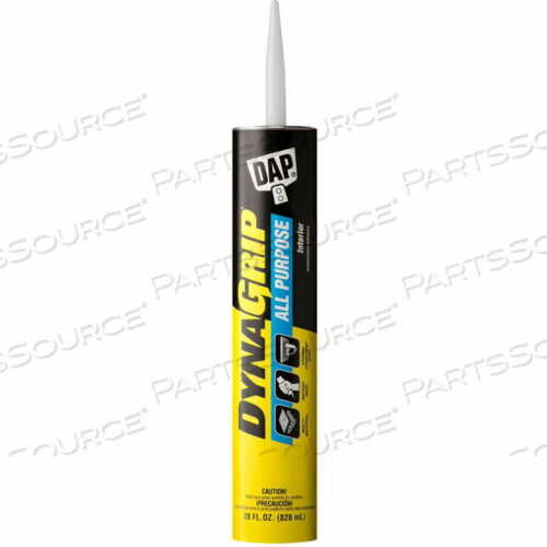 УНИВЕРСАЛЬНЫЙ СТРОИТЕЛЬНЫЙ КЛЕЙ DYNAGRIP - 28,0 УНЦИЙ, БЕЛЫЙ -