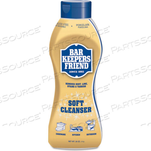 Мягкое очищающее средство BAR KEEPERS FRIEND, БУТЫЛКА 26 УНЦИЙ, 6 БУТЫЛОК - 11624
