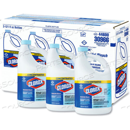 КОНЦЕНТРИРОВАННЫЙ БАКТЕРИЦИДНЫЙ ОТБЕЛИВАТЕЛЬ, ОБЫЧНЫЙ, БУТЫЛКА 121 УНЦИЯ, 3 БУТЫЛКИ/КОРОБКА - 30966