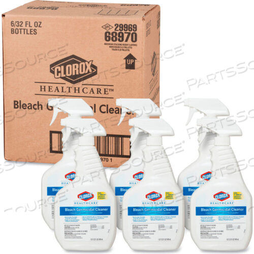 HEALTHCARE BLEACH БАКТЕРИЦИДНЫЙ МОЮЩИЙ СРЕДСТВО, 32 УНЦИИ. ТРИГГЕРНЫЙ СПРЕЙ, 6 БУТЫЛОК/КОРОБКА - 68970