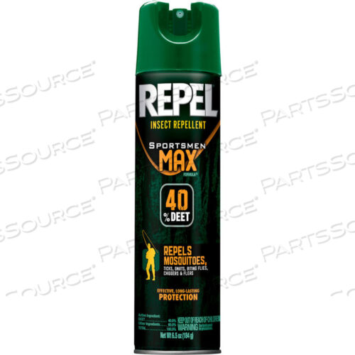 СРЕДСТВО ОТ НАСЕКОМЫХ REPEL SPORTSMEN MAX FORMULA, 6,5 УНЦИЙ. АЭРОЗОЛЬНЫЙ СПРЕЙ, 12 БАНОК - 00384