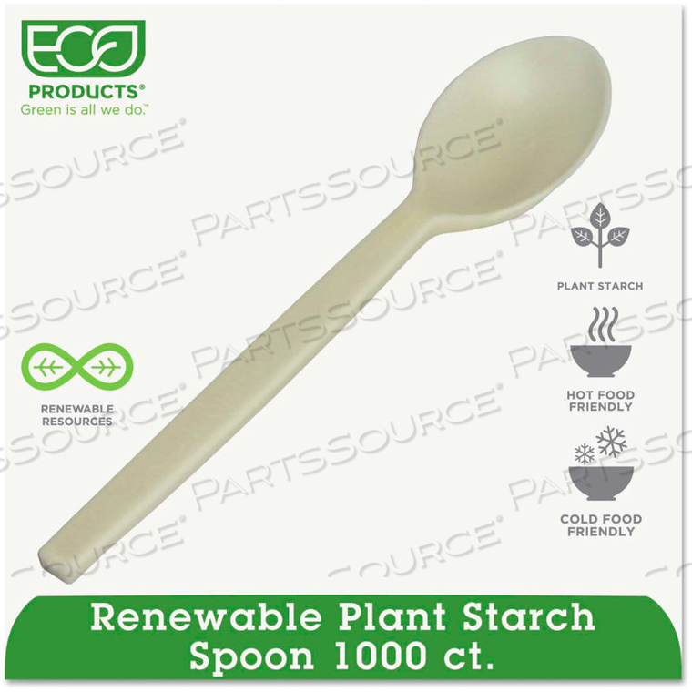 OEM#: HY-S003ЧАЙНАЯ ЛОЖКА, РАСТИТЕЛЬНЫЙ КРАХМАЛ (PSM), СЛИВКИ, 1000/КОРОБКА от Eco-Products