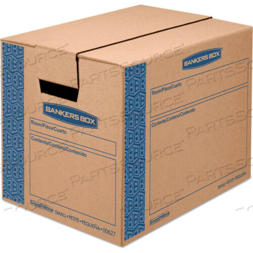 OEM#: FEL0062701BANKERS BOX SMOOTHMOVE PRIME SMALL MOVING BOXES, 16L X 12W X 12H, KRAFT/BLUE, 10/CTN от United Stationers Supply