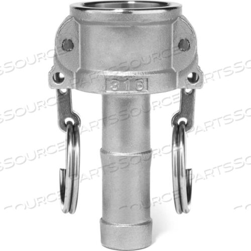 3/4 316 НЕРЖАВЕЮЩАЯ СТАЛИ МУФТА ТИПА C С ШЛАНГОВЫМ ХВОСТОВИКОМ