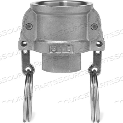 3/4 316 НЕРЖАВЕЮЩАЯ СТАЛИ МУФТА ТИПА D С РЕЗЬБОЙ NPT ВНУТРЕННИЙ КОНЕЦ