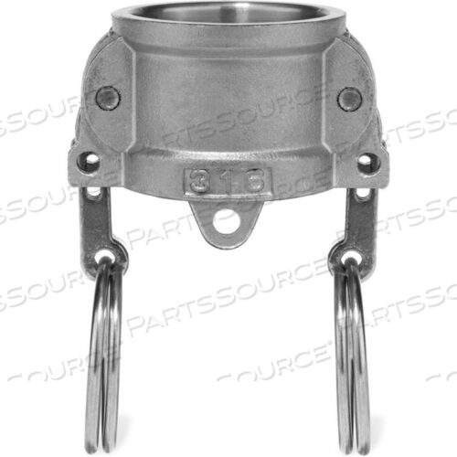 1/2 316 НЕРЖАВЕЮЩАЯ СТАЛИ ТИПА DC СОЕДИНИТЕЛЬ С ПЫЛЕЗАЩИТНЫМ КОЛПАЧКОМ