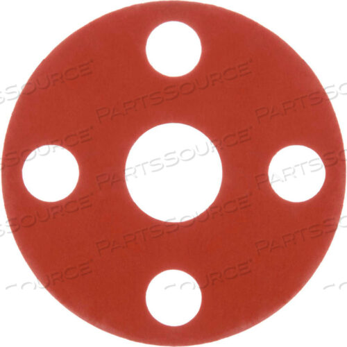 Прокладка фланцевая силиконовая полнопрофильная для трубы 3/4-1/16 толщиной - класс 150