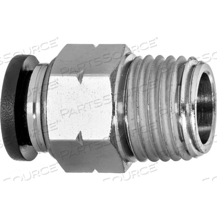 OEM#: ZUSA-TF-PTC-16ФИТИНГ ДЛЯ СОЕДИНЕНИЯ ТРУБ - НЕЙЛОНОВЫЙ ПЛАСТИК - ПРЯМОЙ АДАПТЕР - 3/8 ВНЕШНИЙ ДИАМЕТР ТРУБЫ X 1/2 NPT НАРУЖНАЯ РЕЗЬБА от USA Sealing, Inc.