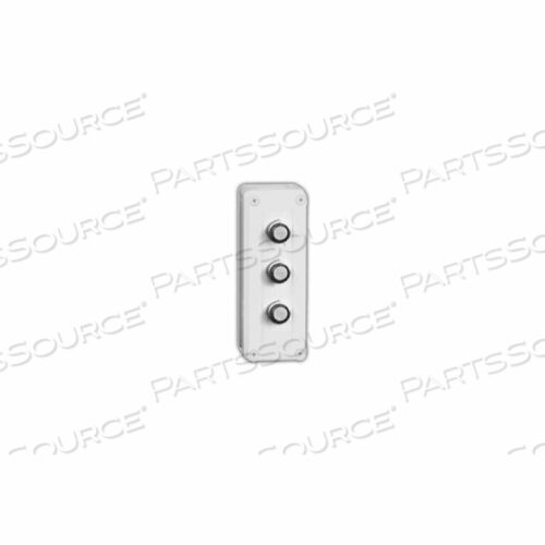 VM733-PBM3 VM 7 X 3 X 3 НЕМЕТАЛЛИЧЕСКИЙ КОРПУС, 3 ОТВЕРСТИЯ ДЛЯ КНОПОК 22,5 ММ - МИН. КОЛ-ВО 3