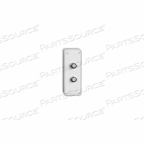 VM733-PBS2 VM 7 X 3 X 3 НЕМЕТАЛЛИЧЕСКИЙ КОРПУС, 2 ОТВЕРСТИЯ ДЛЯ КНОПОК 30,5 ММ - МИН. КОЛ-ВО 3