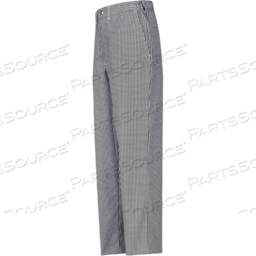 OEM#: 2020BW4032ШТАНЫ ДЛЯ ПОВАРЕНИЙ CHEF DESIGNS, ЧЕРНО-БЕЛАЯ КЛЕТКА, ПОЛИЭСТЕР/ХЛОПКОВАЯ САРЖА, 40 X 32 от VF Imagewear, Inc.