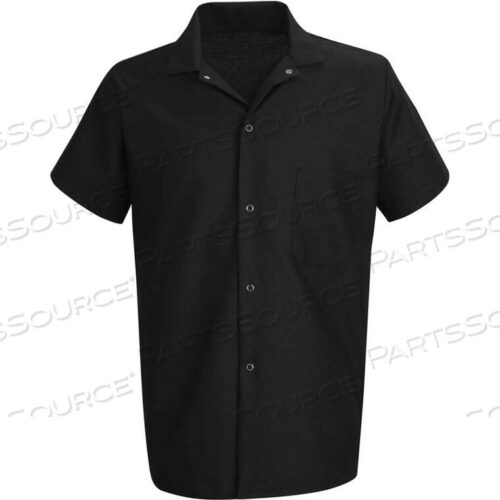 OEM#: 5020BKSSMCHEF DESIGNS COOK SHIRT, BLACK, POLYESTER/COTTON, M by VF Imagewear, Inc.