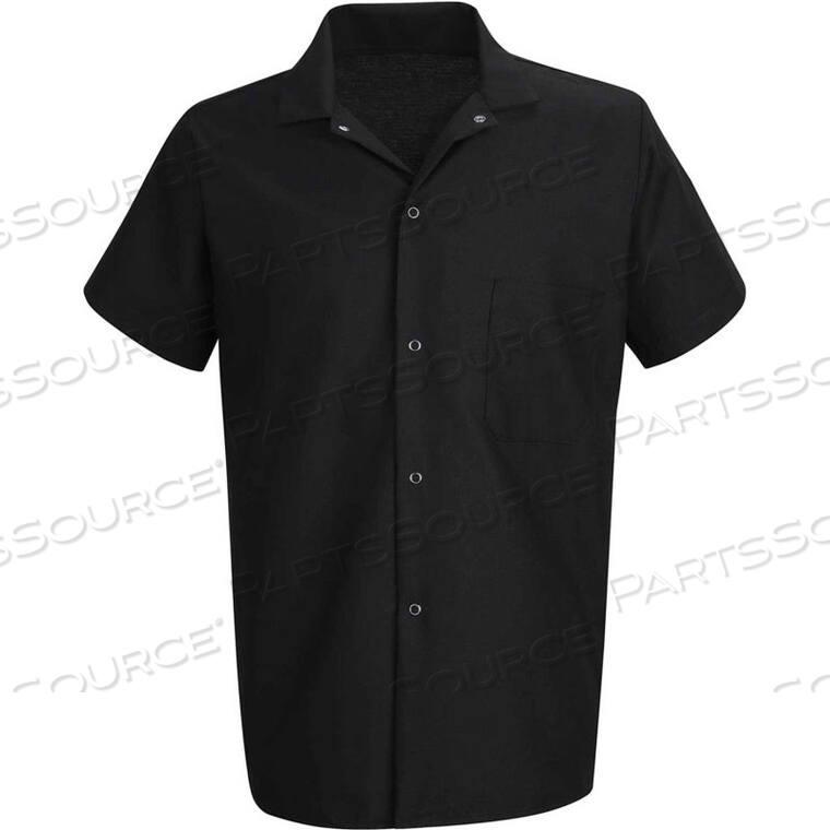 OEM#: 5020BKSSXXLCHEF DESIGNS COOK SHIRT, BLACK, POLYESTER/COTTON, 2XL by VF Imagewear, Inc.