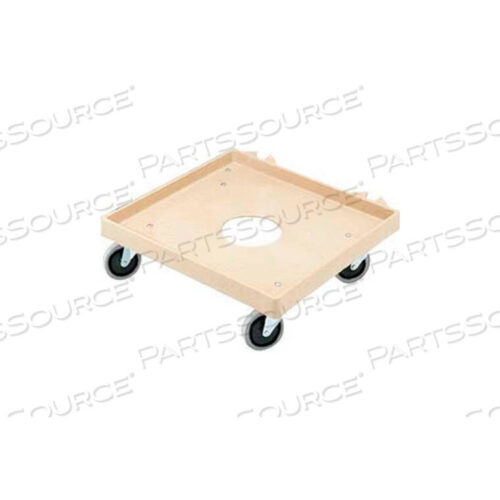 OEM#: 52292ПЛАСТИКОВАЯ ТЕЛЕЖКА ДЛЯ СТЕЛЛАЖА С 2 ПОВОРОТНЫМИ И 2 ФИКСИРОВАННЫМИ КОЛЕСАМИ, 20 X 20, ГРУЗОПОДЪЕМНОСТЬ 200 ФУНТОВ от Vollrath