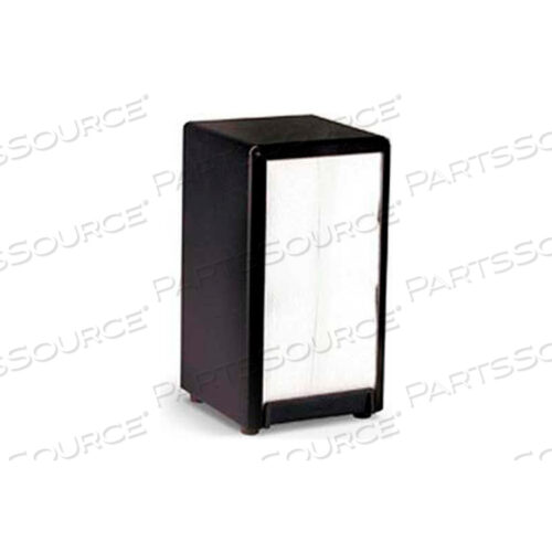 ДВУХСТОРОННИЙ ДИСПЕНСЕР ДЛЯ САЛФЕТОК, НАСТОЛЬНЫЙ, ЧЕРНЫЙ