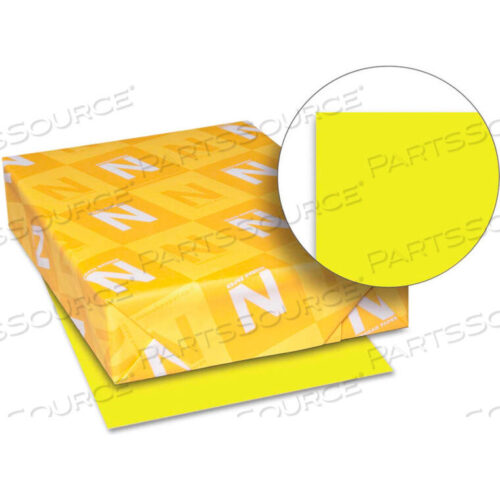 OEM#: 21021ЦВЕТНОЙ КАРТОН ASTROBRIGHTS, 8-1/2 X 11, LIFT-OFF LEMON, 250/УПАК, автор Neenah