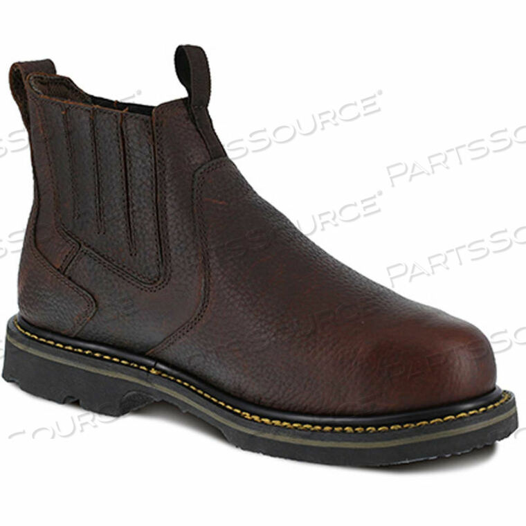 OEM#: IA5018-W-14IA5018 6 ВНУТРЕННИХ MET GUARD БОТИНКИ SLIP ON, СТАЛЬНОЙ НОСОК, МУЖСКИЕ, РАЗМЕР 14 W WIDE, КОРИЧНЕВЫЕ от Iron Age