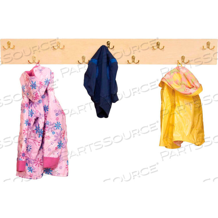 OEM#: WD51800ВЕШАЛКА ДЛЯ ОДЕЖДЫ С 9 2-ЗУБЦОВЫМИ КРЮЧКАМИ от Wood Designs