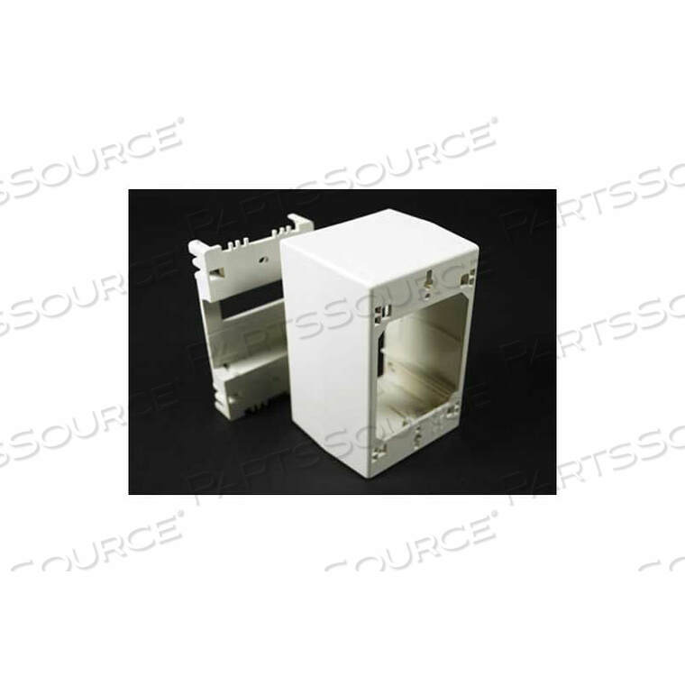 OEM#: 2344D*2344D 1-ГАНГОВАЯ СВЕРХГЛУБОКАЯ РАЗДЕЛЕННАЯ КОРОБКА ДЛЯ УСТРОЙСТВ, ЦВЕТ СЛОНОВАЯ КОСТИ, 4-3/4 л от Wiremold