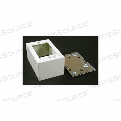 OEM#: V5744S*РОЗЕТКА ДЛЯ УСТРОЙСТВ, 1 БЛОК, СТАЛЬ, ЦВЕТ СЛОНОВОЙ КОСТИ, ДXШXГ: 4,62 X 2,87 X 2,25 ДЮЙМА от Wiremold