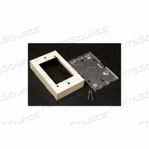 OEM#: V5748S*РОЗЕТКА ДЛЯ УСТРОЙСТВА, 1 БЛОК, СТАЛЬ, ДXШXГ: 4,37 X 2,87 X 0,93 ДЮЙМА, ЦВЕТ СЛОНОВАЯ КОСТЬ от Wiremold