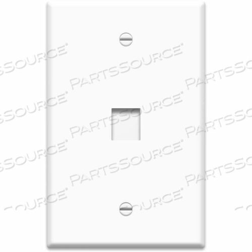 OEM#: WP3301-WHKEYSTONE 1-GANG КРУПНОГАБАРИТНАЯ НАСТЕННАЯ ПЛАСТИНА, 1 ПОРТ, БЕЛАЯ от Legrand