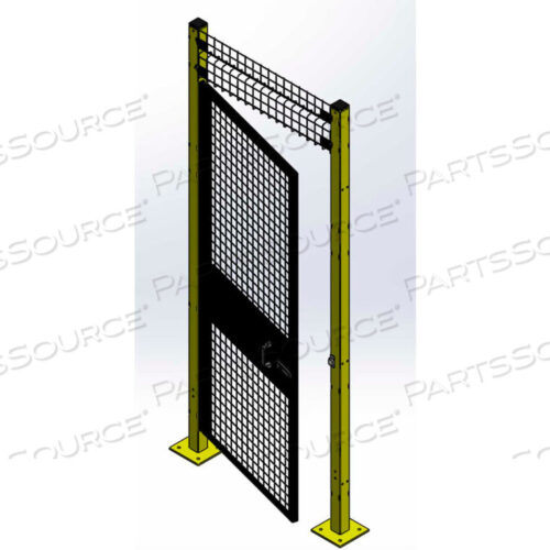 OEM#: XG220490-094VELOX, ЗАЩИТНАЯ ДВЕРЬ МАШИНЫ, 4 Ш x 6 6 В С ФРАГМОЙ 1 ФУТ, HRSO, ЧЕРНАЯ от Husky Rack & Wire