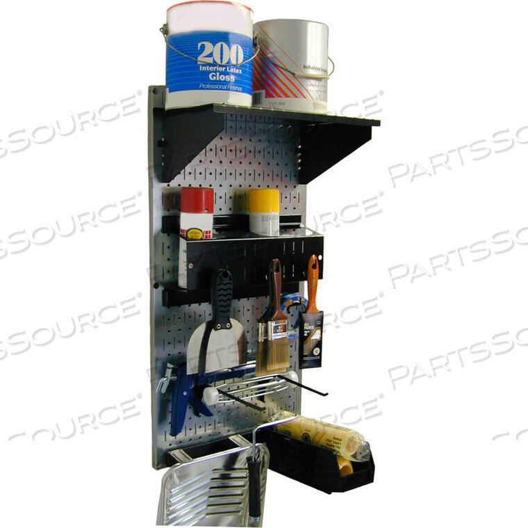 OEM#: 30-PST-100 GVBКОМПЛЕКТ ОРГАНИЗАТОРА ДЛЯ РАСХОДНЫХ МАТЕРИАЛОВ, ОЦИНКОВАННЫЙ ЧЕРНЫЙ, 16 X 32 X 9 от Wall Control Pegboard