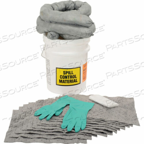 OEM#: SK-U5GLOBALУНИВЕРСАЛЬНЫЙ КОМПЛЕКТ ДЛЯ УСТРАНЕНИЯ РАЗЛИВОВ В ГРУЗОВИКЕ ОБЪЕМОМ 5 ГАЛЛОНОВ, ВЕДРО от Evolution Sorbent Product