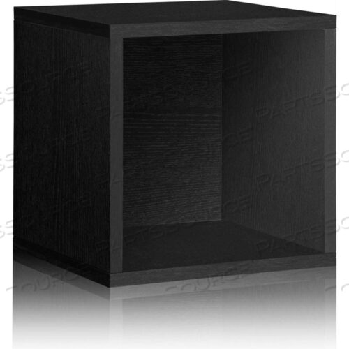 БОЛЬШОЙ ШТАБЕЛИРОВАННЫЙ КУБ ДЛЯ ХРАНЕНИЯ, ЧЕРНЫЙ