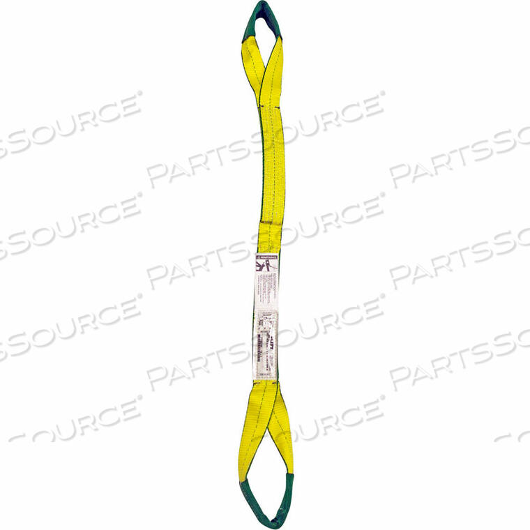 OEM#: S152011LIFT AMERICA 4 POLY WEB SLING EYE & EYE, 2560/3200/6400 LBS CAP by Mazzella Lifting Technologies