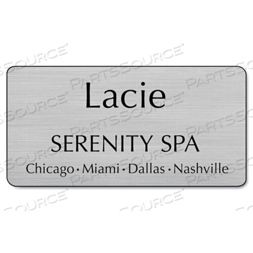 ИНДИВИДУАЛЬНЫЙ ГРАВИРОВАННЫЙ ИМЕННОЙ БЕЙДЖ, 3 X 1,5, АССОРТИ