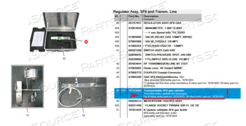 ОБНОВЛЕНИЕ K МНОГОРАЗОВОГО ЗАПРАВЛЯЕМОГО БАЛЛОНА С ГАЗОМ SF6