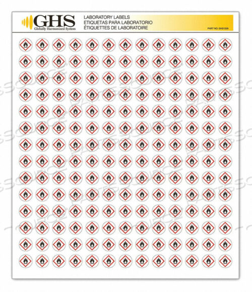OEM#: GHS1229LABEL FLAME GLOSS PAPER PK1820 от Incom Manufacturing