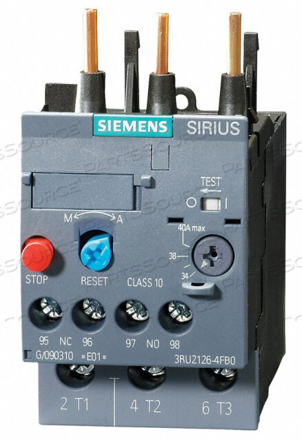 OEM#: 3RU21261EB0OVRLOAD RELY 2.80 TO 4A 3P CLASS 10 690V от Siemens