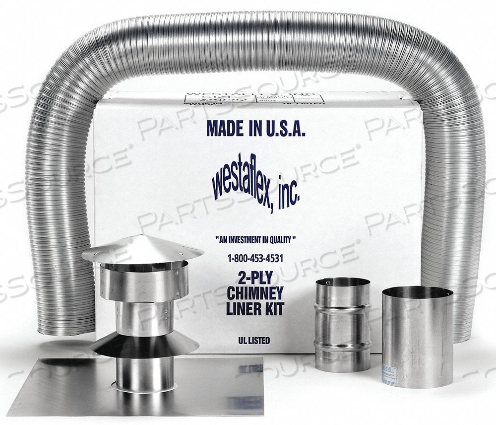 OEM#: 9509КОМПЛЕКТ ОБЛОЖКИ ДЫМОХОДА 5 ДИАМЕТР 35 ФУТОВ L от Westaflex