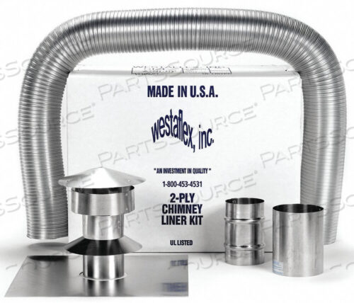 OEM#: 9504КОМПЛЕКТ ОБЛОЖКИ ДЫМОХОДА 4 ДИАМЕТРА 25 ФУТОВ L от Westaflex
