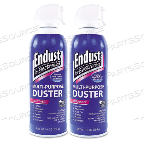 OEM#: 11407COMPRESSED AIR DUSTER FOR ELECTRONICS, 10 OZ CAN, 2/PACK by Endust