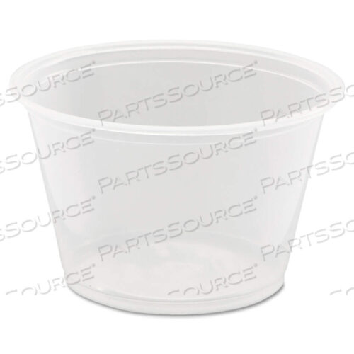 OEM#: 400PCCONEX COMPLEMENTS PORTION/MEDICINE CUPS, 4 OZ, CLEAR, 125/BAG, 20 BAGS/CARTON by Dart Container Corporation