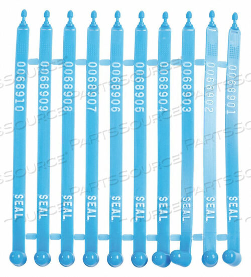 OEM#: 95193LOCK SEAL PLASTIC BLUE PK100 от Brady Americas