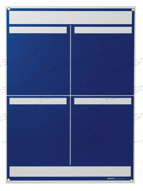 OEM#: 114611LEAN METRIC BOARD 25INX34.25INBLUE от Brady Americas