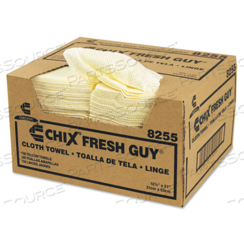 OEM#: 8255ПОЛОТЕНЦА FRESH GUY, 13,5 X 13,5, ЖЕЛТЫЕ, 150/КОРОБКА от Chix