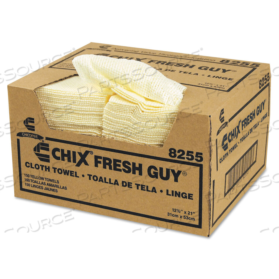 OEM#: 8255ПОЛОТЕНЦА FRESH GUY, 13,5 X 13,5, ЖЕЛТЫЕ, 150/КОРОБКА от Chix