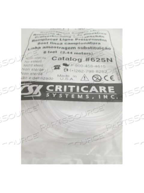 ЛИНИЯ ДЛЯ ОТБОРА ОБРАЗЦОВ, 8 ФУТОВ, МУЖСКОЙ/МУЖСКОЙ, LUER LOCK