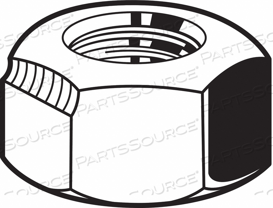 OEM#: U12910.112.0001LOCK NUT 1-1/8-7 GR C ZP PK5 by Fabory