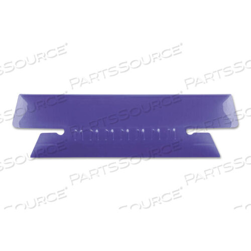 OEM#: 43 1/2 ПРОЗРАЧНЫЕ ЦВЕТНЫЕ ЯЗЫЧКИ ДЛЯ ПОДВЕСНЫХ ПАПОК, РАЗРЕЗ 1/3, ФИОЛЕТОВЫЕ, ШИРИНА 3,5, 25 ШТ. В УПАКОВКЕ от Esselte Pendaflex Corp.